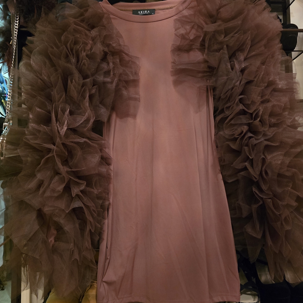 NWOT XL AKIRA Brown Dress/Top
